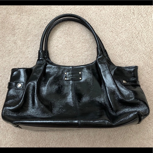kate spade Handbags - Kate Spade Black Patent Leather Handbag